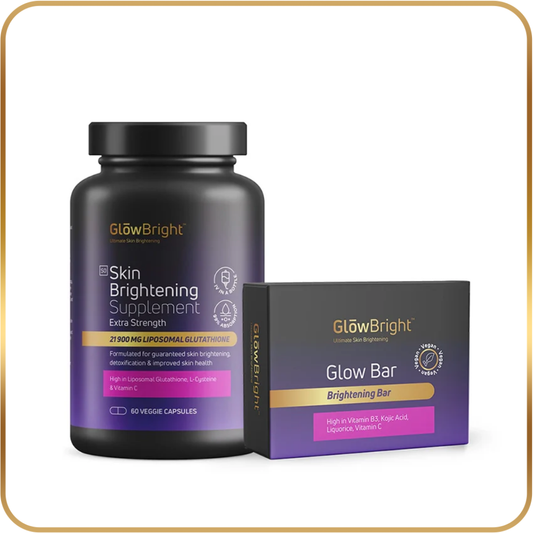 Glutathione Capsules & Glow Bar Combo