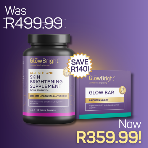 Glutathione Capsules & Glow Bar Combo