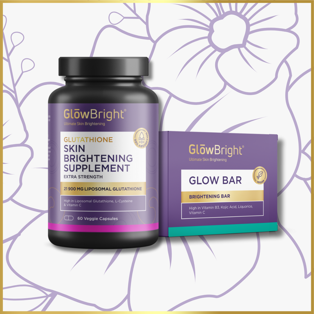Glutathione Capsules & Glow Bar Combo
