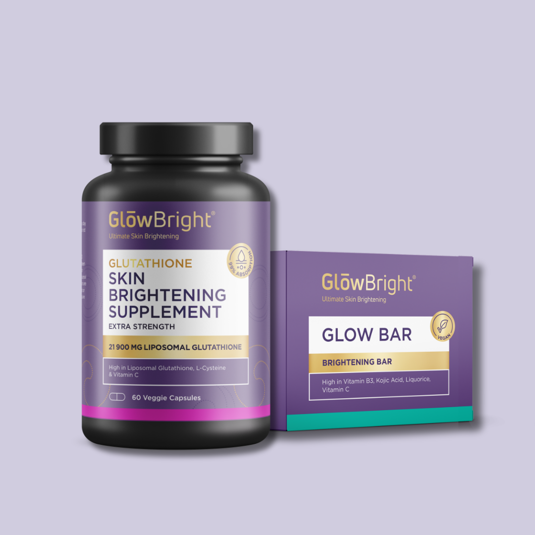 Glutathione Capsules & Glow Bar Combo