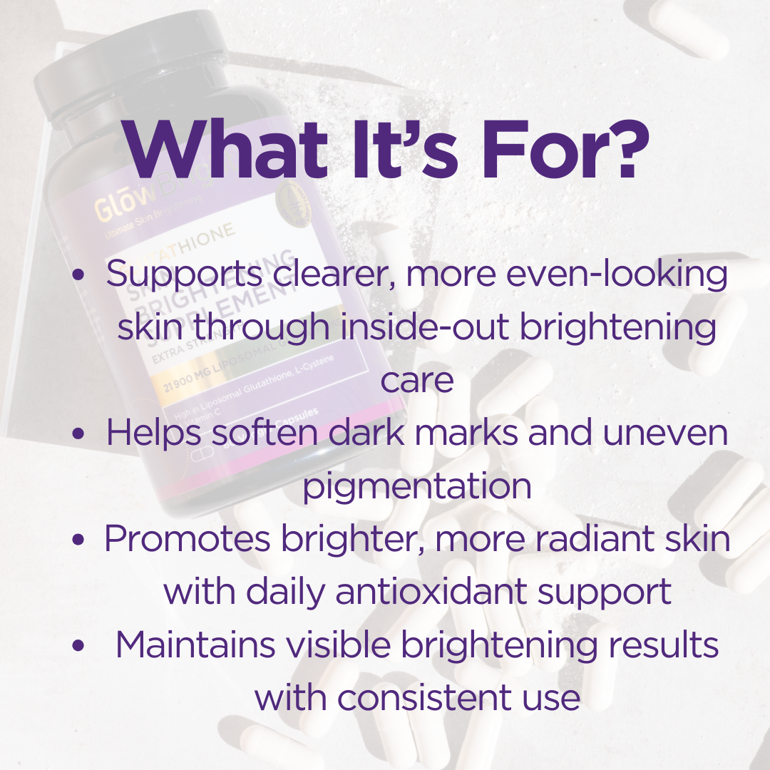 Glutathione Capsules & Glow Bar Combo