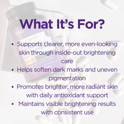 Glutathione Capsules & Glow Bar Combo